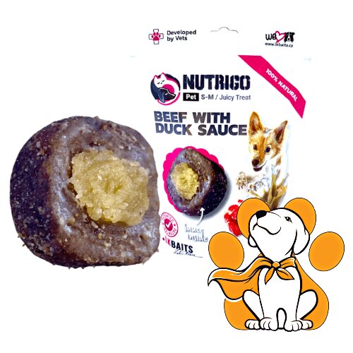 LK Baits Nutrigo Dog Treat Veal & Duck Sauce L/XL 200g, Zdrava Poslastica Za Pse Cene