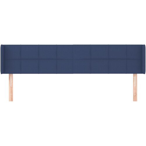  Uzglavlje s u&amp;scaron;ima plavo 163x16x78/88 cm od tkanine Slike