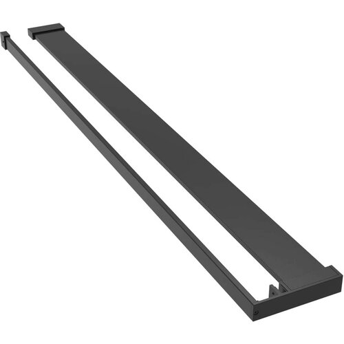  Polica za zid tu&amp;scaron;-kabine crna 80 cm aluminijska Slike
