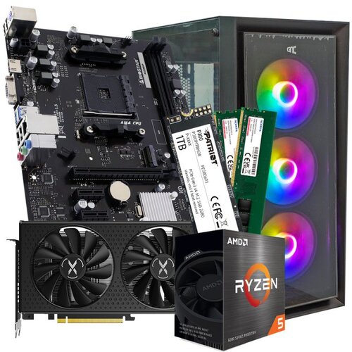 GNC GAMER SUPER SONIC AMD Ryzen 5 5500, A520,... Slike