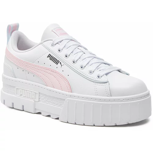 Puma Superge Mayze Lth Piping Jr 396664-02 White/Whisp Of Pink/Dewdrop