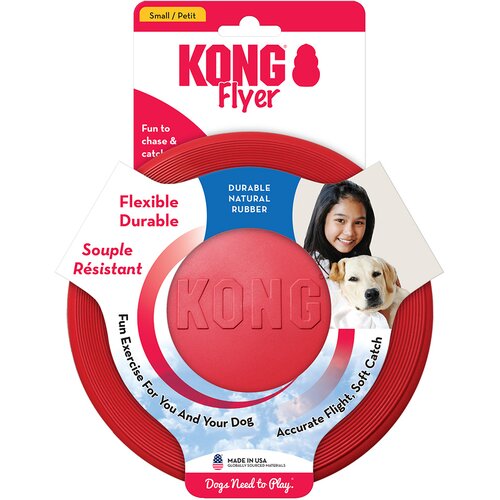 Kong Flyer frizbi za pse - Vel. S: &amp;Oslash; 18 cm Slike