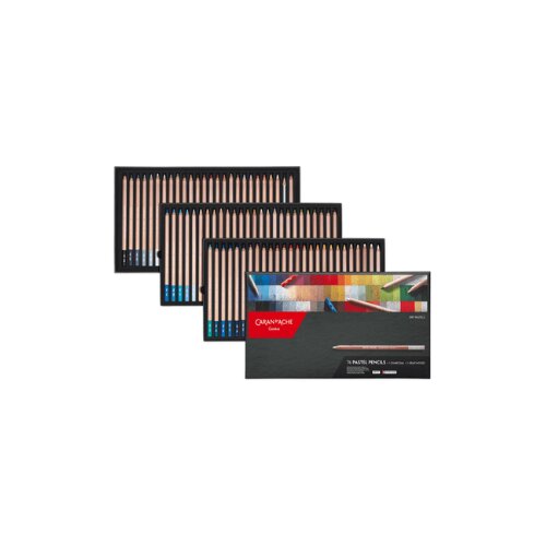 CARAN D'ACHE Set drvenih bojica Pastel 76 kom Cene