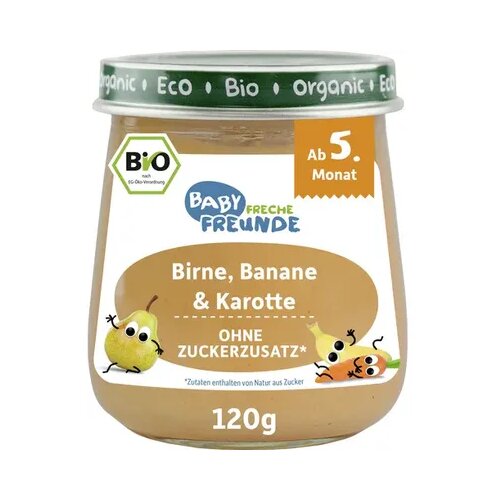 BIO otroška hrana - hruška, banana in korenček Cene