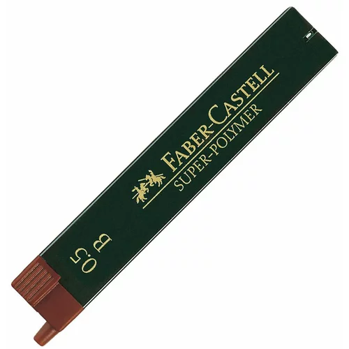 Faber-castell Mine za tehnični svinčnik Faber-Castell, B, 0.5 mm, 12 kosov