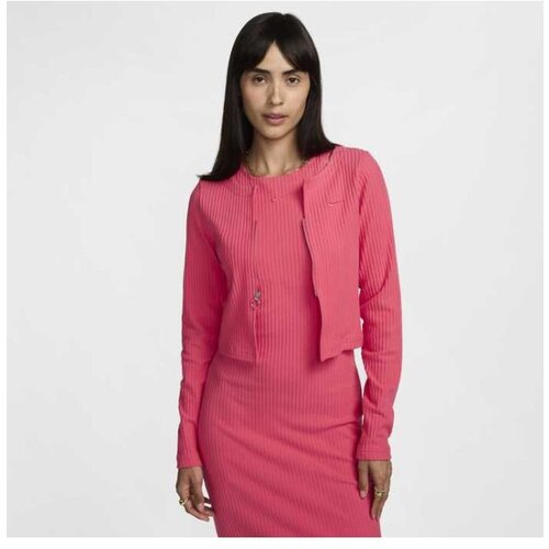 Nike ženski duks W nsw nk chll knt rib fz crdgn FN3682-629 Slike