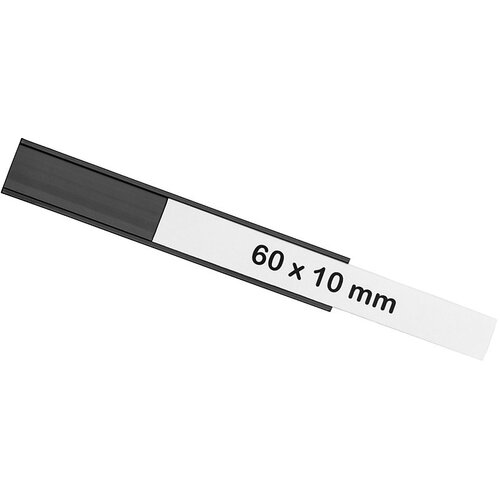 magnetoplan U-profil magnetoflex®, DE 30 kosov, VxŠ 10 x 60 mm, črn Cene
