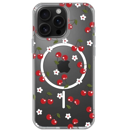  torbica print magsafe za iphone 16 pro max 6.9 cute cherries Cene