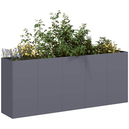VidaXL Sadilica antracit 200x40x80 cm od hladno valjanog čelika Slike