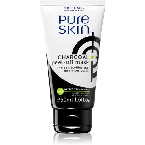 Oriflame Pure Skin luščilna maska za obraz z aktivnim ogljem 50 ml Cene