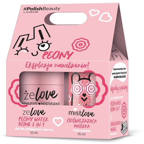 FlosLek Laboratorium ŻELOVE Peony darilni set (z mehčalno potoniko) Cene