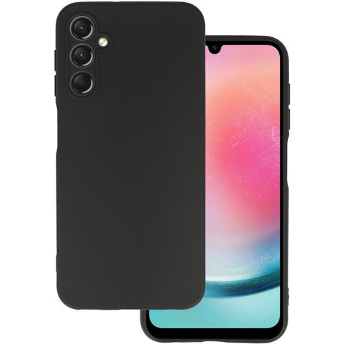  Gumijasti / gel etui Matte za Samsung Galaxy A56 - črni Slike