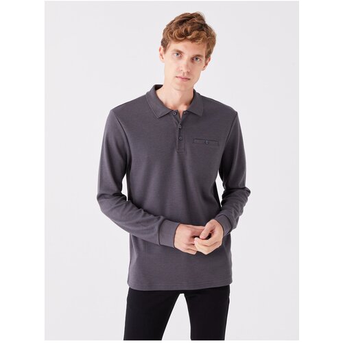LC Waikiki Polo Neck Long Sleeve Men's Sweatshirt Slike