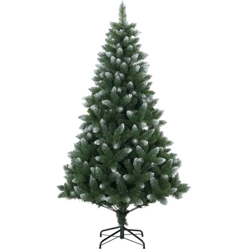  Umjetno božićno drvce 150 cm PVC i metal Zelena - 150 cm Slike
