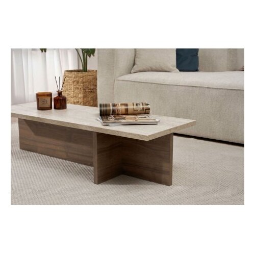 Hanah home Sto za dnevnu sobu Harbor Travertine Milano Walnut Slike