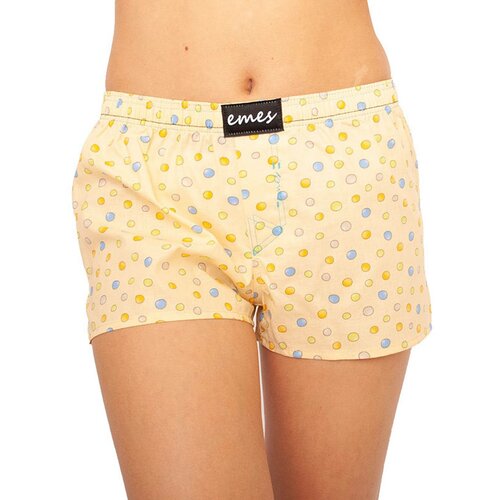 emes light yellow shorts with polka dots Cene