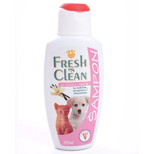 FRESH & CLEAN šampon za štence i mačke 200ml Cene
