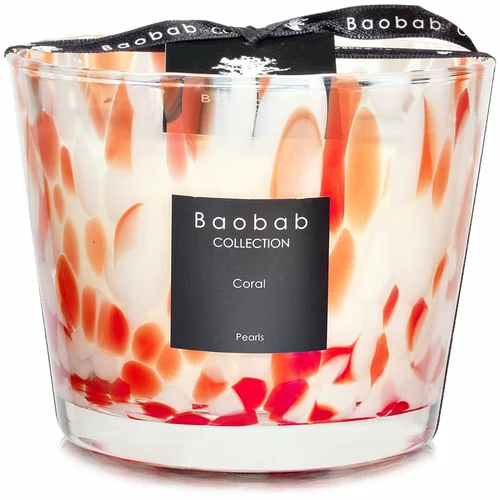 Baobab Pearls Coral mirisna svijeća 10 cm