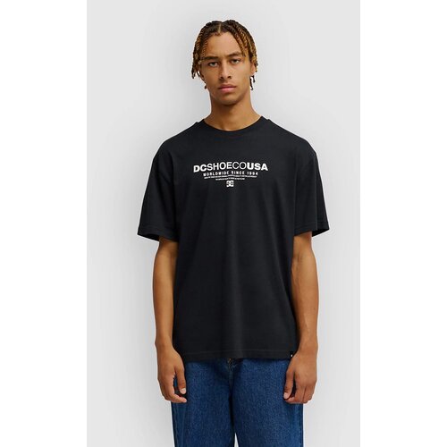 DC Heritage Font T-Shirt black Cene
