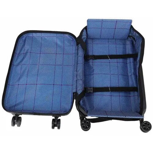 Ikonka KX2785 sklopivi putni kofer na kotačima 45 L &amp;ndash; plavi Slike