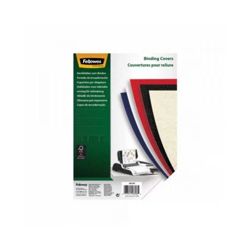 Fellowes Karton za koričenje 5374401 250gr. A3, crni reljefni Cene