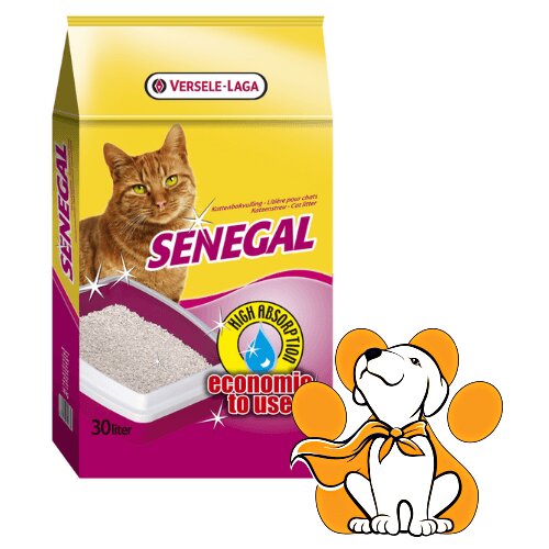 Versele-laga Senegal 30l/18kg, Posip Za Mačke Od Bele Senegalske Gline Cene