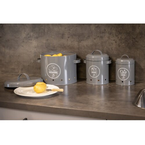 Esschert Design Jeklena posoda za shranjevanje krompirja Secret Du Potager &amp;ndash; Slike