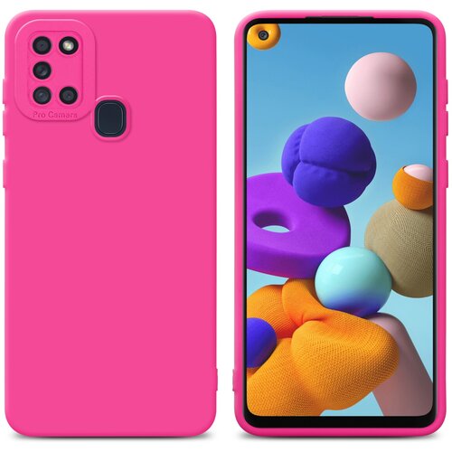 Cadorabo Case, združljiv s Samsungom v Fluid Hotpink - za&scaron;čitni pokrov iz fleksibilnega silikona TPU, (20596197) Cene