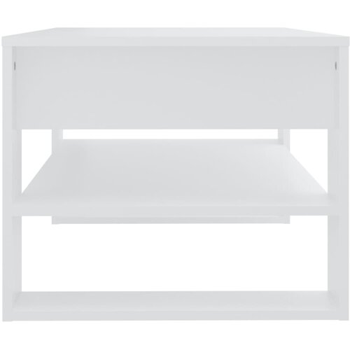  Stolić za kavu bijeli 102x55x45 cm od konstruiranog drva Slike
