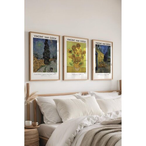 WALLXPERT &Ccedil;-300365 - 5070 multicolor dekorativni set slika (3 komada) Cene