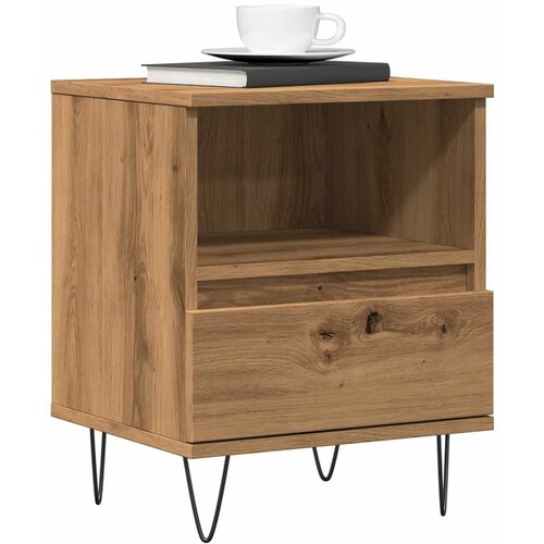 vidaXL Nočna omarica artisan hrast 40x35x50 cm inženirski les Cene