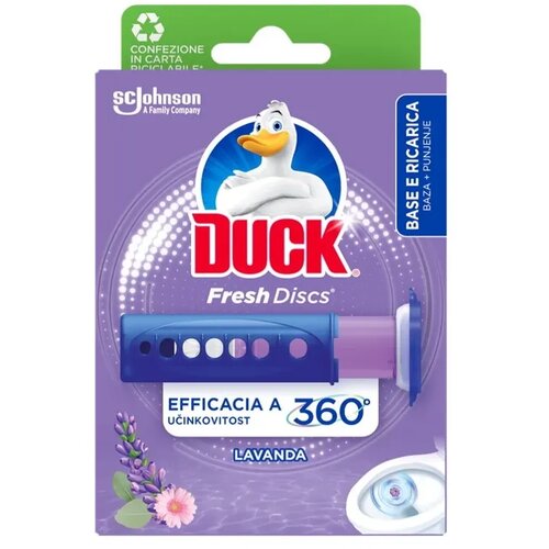 Duck Osveživač za WC &amp;scaron;olju Disk, 36 ml, Lavanda Slike