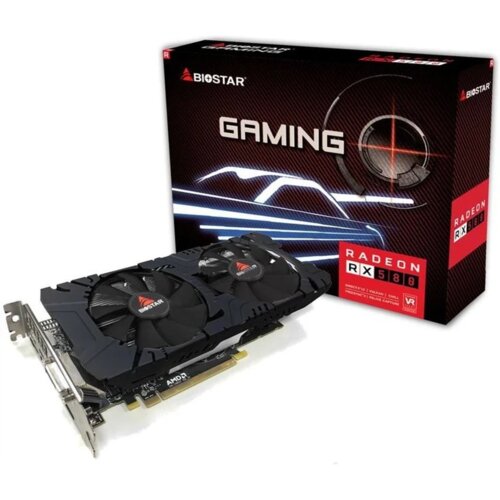  karta BIOSTAR VGA RX 580 8GB 8GB GDDR5, 256-bit 2048SP 1x DVI, 3x DP, 1xHDMI / VA5815RV82/ 12 mjeseci Cijene