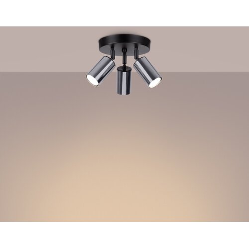 Sollux Lighting Sollux SL.1369 - Spot svetiljka WINX 3xGU10/10W/230V crna/hrom Cene