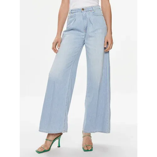 Pinko Jeans hlače Pozzillo 102948 A1MO Modra Wide Leg