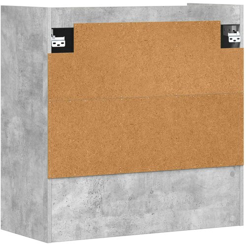  Polica na zidu Zidna montaža Betonska siva 80 x 36 x 80 cm Slike