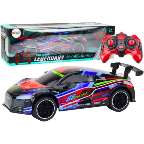  Avto na daljinsko upravljanje Legendary 1:10 25km/h - črn Slike