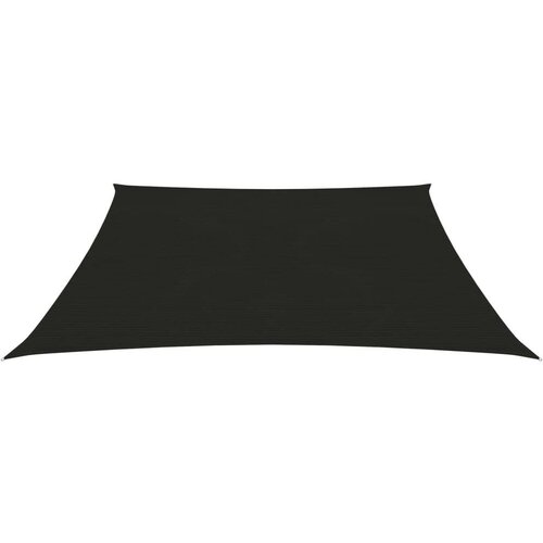  Jedro za za&amp;scaron;titu od sunca 160 g/m&amp;sup2; crno 3 x 3 m HDPE Slike