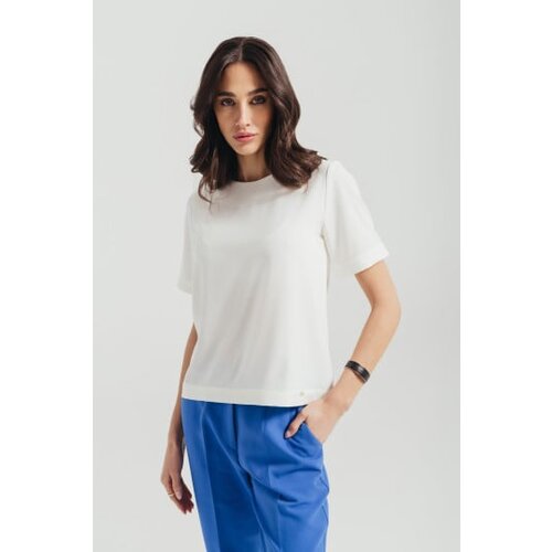 Legendww ženska   bluza kratkih rukava u boji slonove kosti 4445-7675-02 Cene