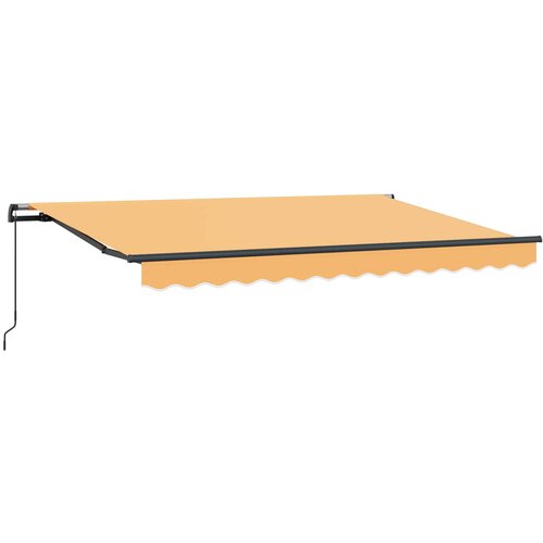 vidaXL Retraktilna tenda Pe&scaron;čena 350 x 250 cm Poliester in jeklo, (5000252517) Cene