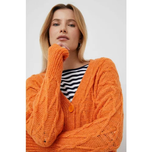 United Colors Of Benetton Kardigan s primjesom vune za žene, boja: narančasta, lagani