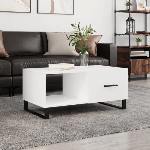 vidaXL Stolić za kavu bijeli 90 x 50 x 40 cm od konstruiranog drva Cijene