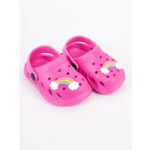 Yoclub kids's girls crocs shoes slip-on sandals OCR-0048G-0600