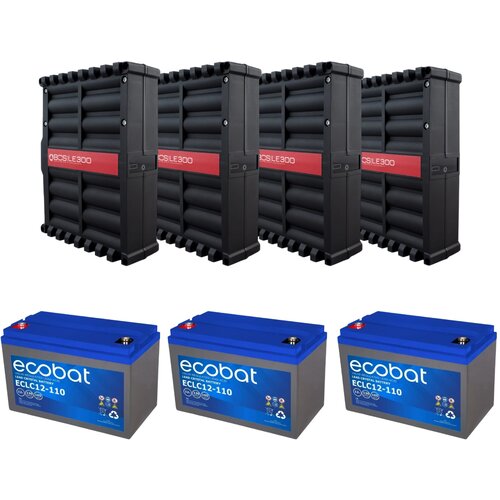  Baterijski set za brod (BOS LE300 168Ah + 3x Ecobat 12V, 130Ah) Cijene