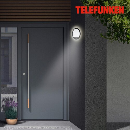 Lesnina XXXL Telefunken 313705TF-LED Spolja&amp;scaron;nja svetiljka sa senzorom LED/15W/230V IP44 Slike