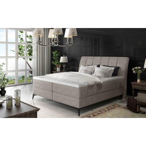 ELTAP Tapecirani boxspring krevet Aderito s dvostrukim spremi�tem-180x200-Paros 02, Paros 02 Pasy 2 Cijene