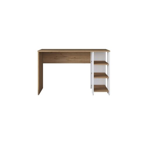 Hanah home Hanah kućni radni sto HA125-3428, 160x161.8x45 cm, Orah-bijela Slike