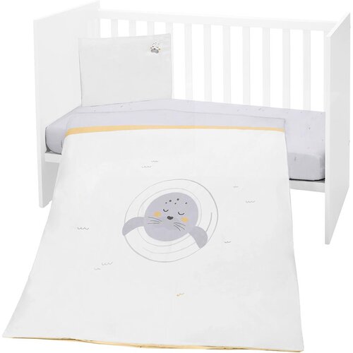 Kikka Boo Posteljina sa ogradicom 6 pcs 60/120 Seally Me ( KKB60135 ) Cene