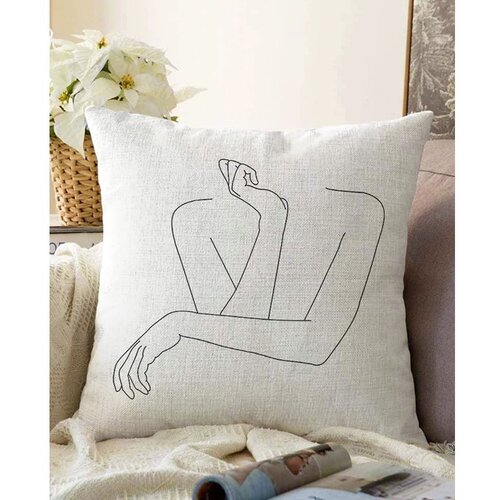 Minimalist Cushion Covers Prevleka za vzglavnik iz mešanice bombaža Pose, 55 x 55 cm Cene