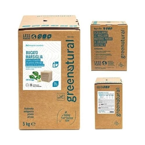 Greenatural tekući deterdžent marseille - 5 kg Slike